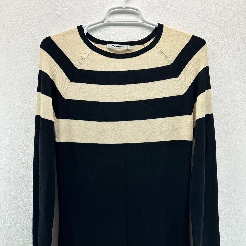 T Alexander Wang Stripe Color Block Sweater Dress… - image 3